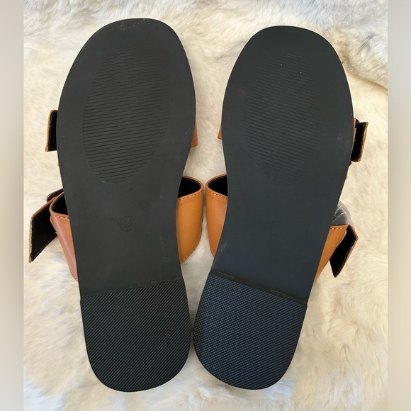 Jane and the Shoe Audrey Stylish Black and Tan Sandals NWT Sz-6.5. O - Picture 7 of 8